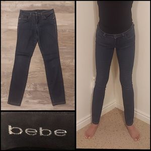 Bebe dark Skinny Jeans Low-rise size 30